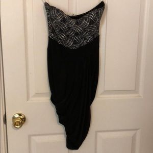 Foreign exchange strapless sparkly dress